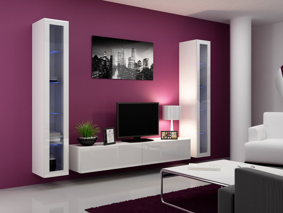 Cama Glass-case VIGO '180' 180/40/30 white/white gloss