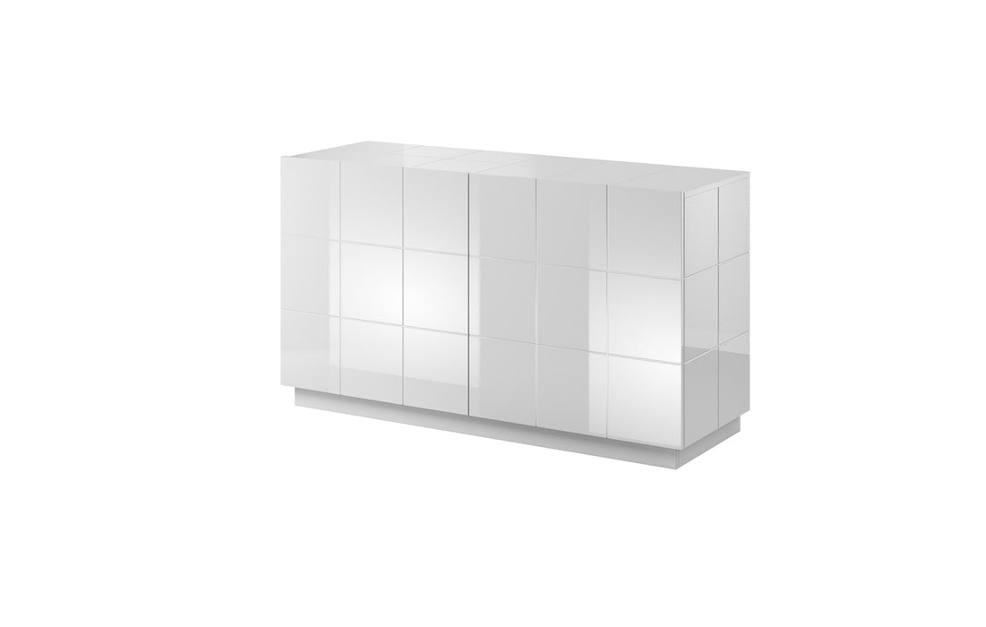 Cama sideboard 2D REJA white gloss/white gloss