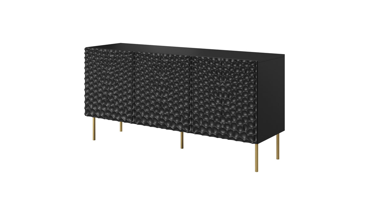 HOLE chest 152x42.5x74.5 cm matte black