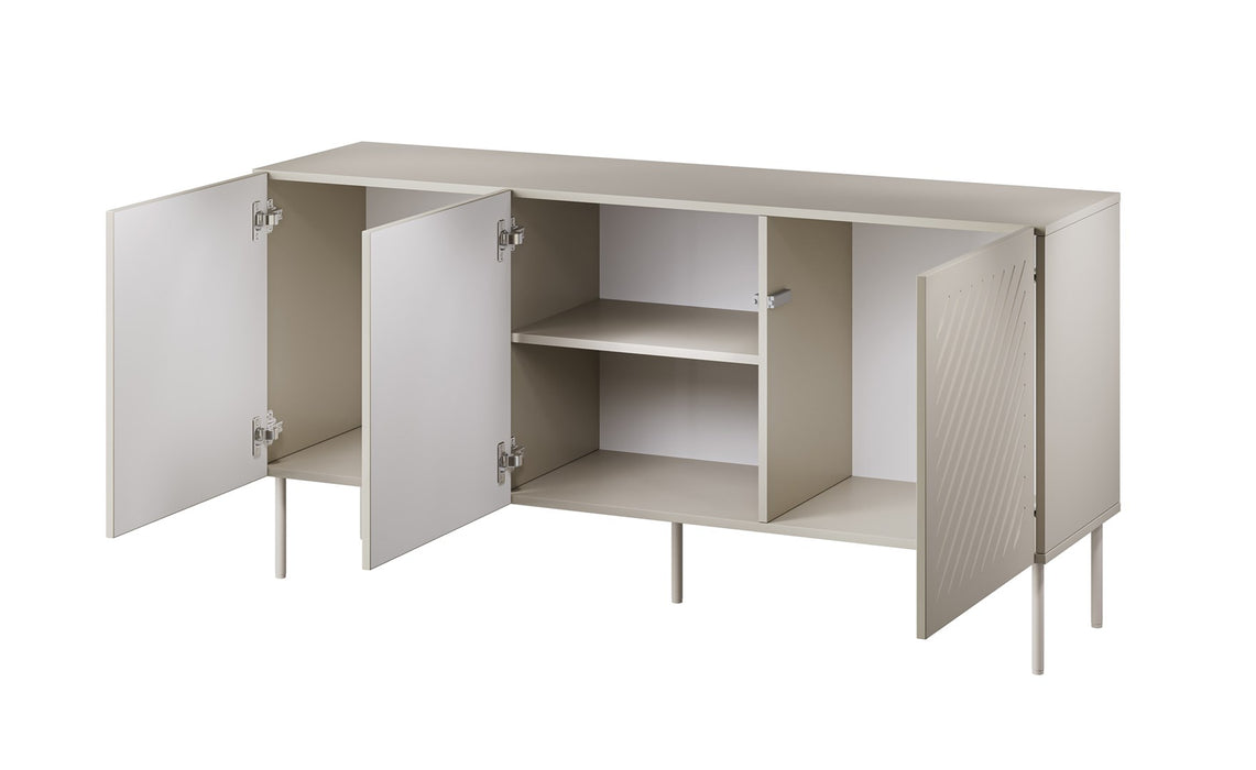 Cama SIENA chest of drawers 150,5x40x75 matt cashmere