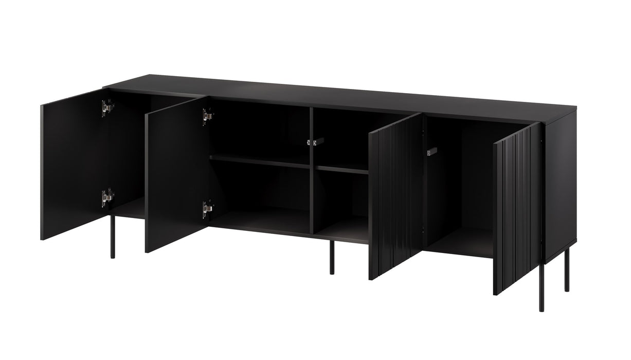 Cama Chest of drawers ISLA 200x40x75 matte black