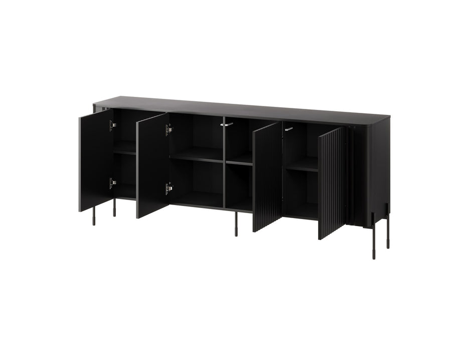 Cama VERA chest of drawers 190x40x80 black matt
