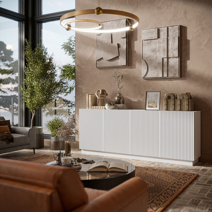 Cama LIVERTI chest of drawers 200x42x78 white