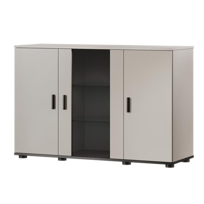 Cama SOHO chest of drawers 120x41x80 cashmere + black