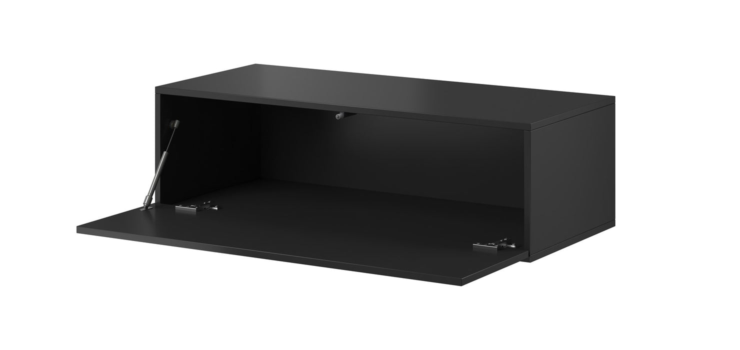 Cama Living room cabinet set VIGO SLANT 3 black/black gloss