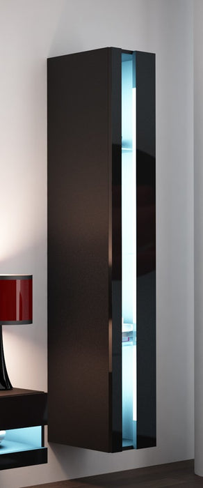 Cama Living room cabinet set VIGO NEW 12 black/black gloss
