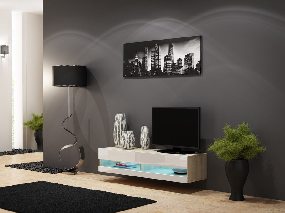 Cama Living room cabinet set VIGO NEW 12 sonoma/white gloss