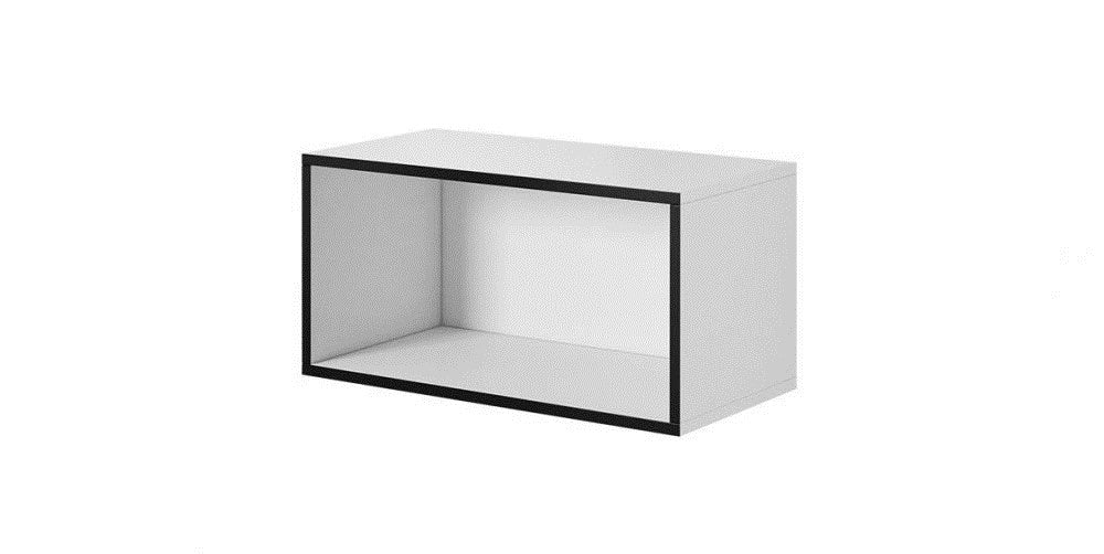 Cama living room furniture set ROCO 5 (RO1+2xRO4+2xRO5) white/black/white