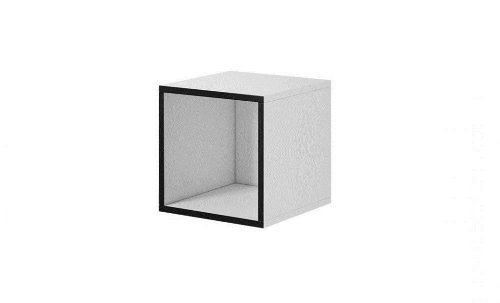Cama living room furniture set ROCO 9 (RO1+RO3+2xRO6+2xRO5) white/black/white