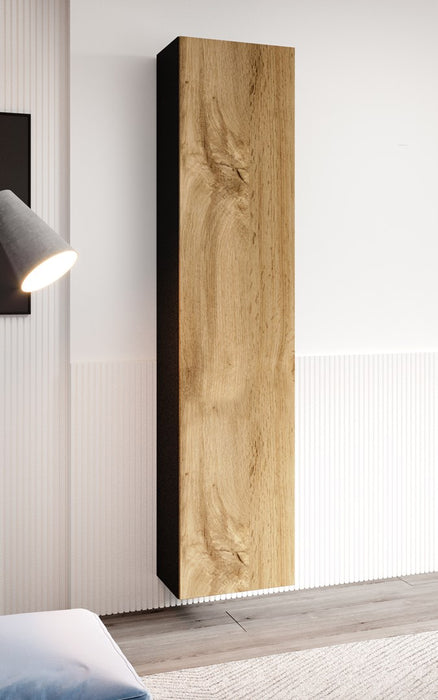 Cama living room cabinet set VIGO 1 black/wotan oak