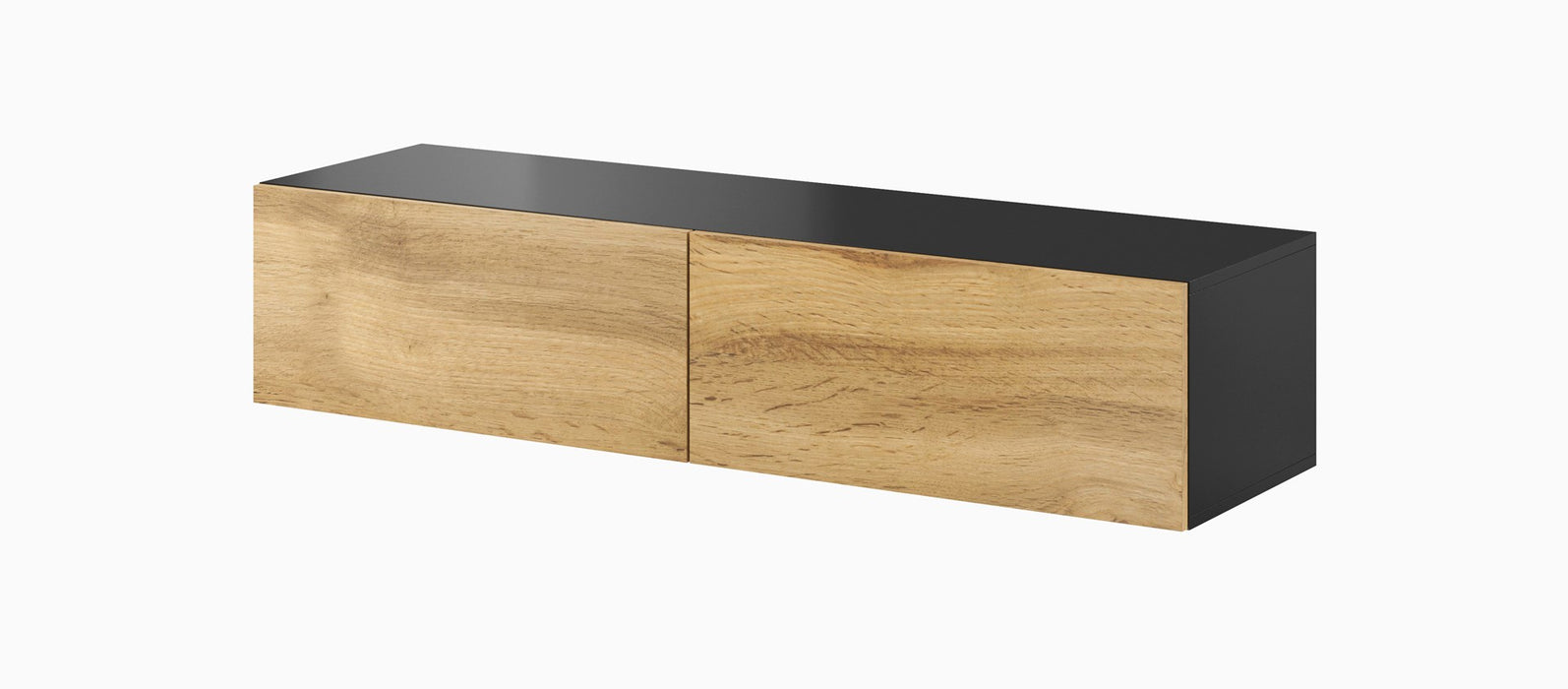 Cama living room cabinet set VIGO 9 black/wotan oak