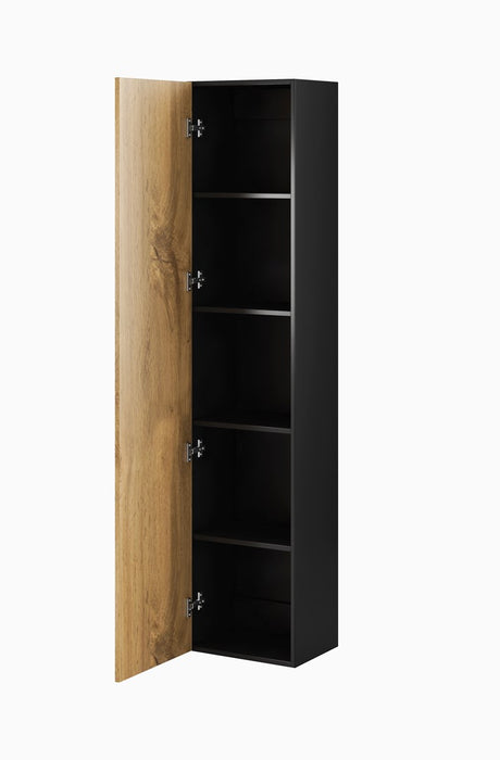 Cama living room cabinet set VIGO 9 black/wotan oak
