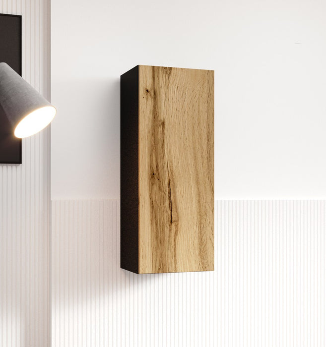 Cama living room cabinet set VIGO 13 black/wotan oak