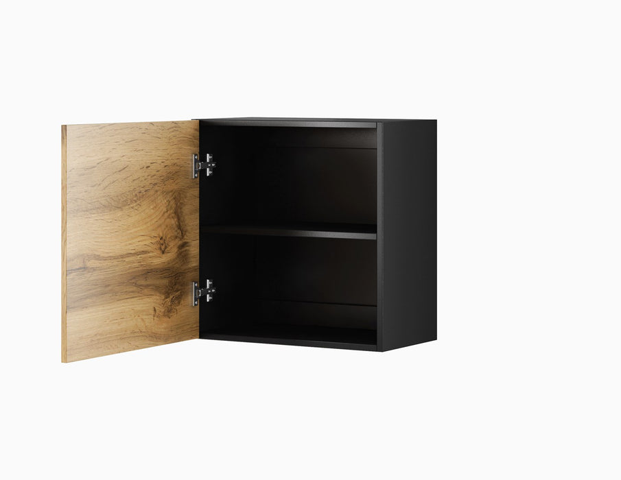 Cama living room cabinet set VIGO 22 black/wotan oak