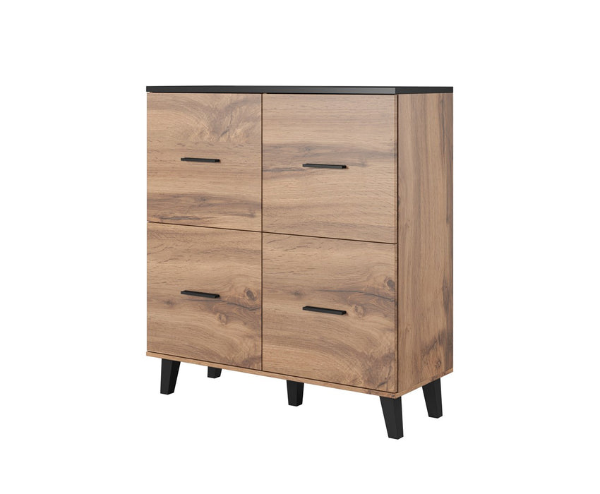 Cama living room set LOTTA 1 (RTV stand 160 + display cabinet 120 + sideboard 110 4D + coffee table 60)