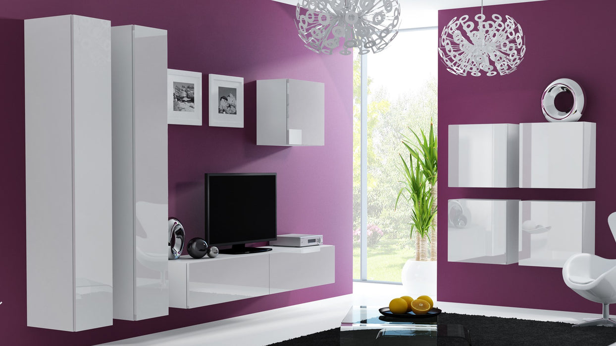 Cama Full cabinet VIGO '180' 180/40/30 white/white gloss