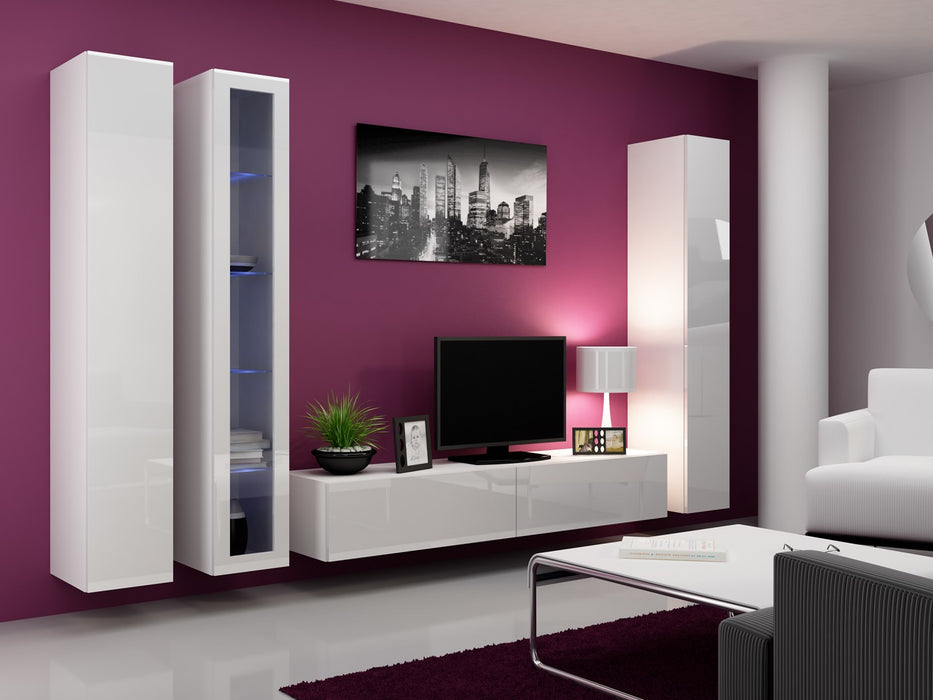 Cama Full cabinet VIGO '180' 180/40/30 white/white gloss
