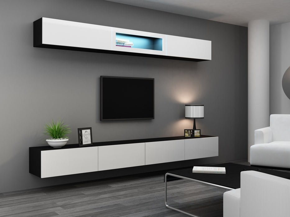 Cama Cabinet VIGO "90" full 90/35/32 black/white gloss