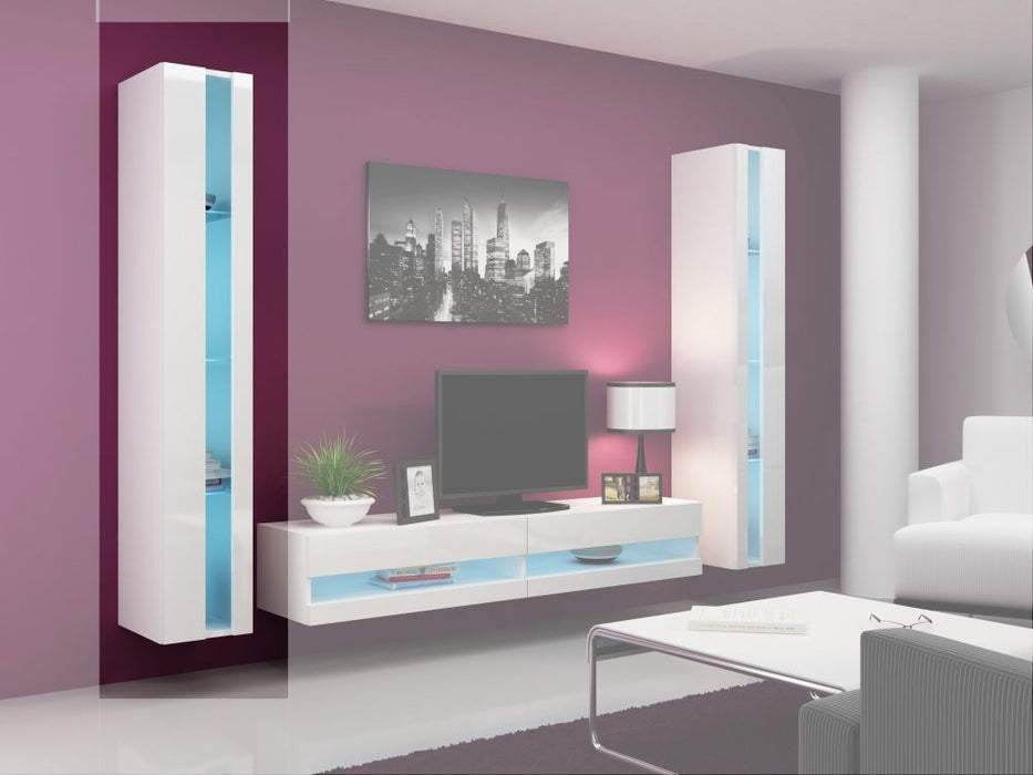Cama Shelf unit VIGO NEW 180/40/30 white/white gloss