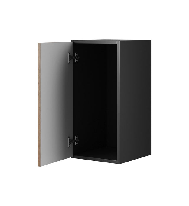 Cama full storage cabinet ROCO RO3 75/37/39 white/white/black