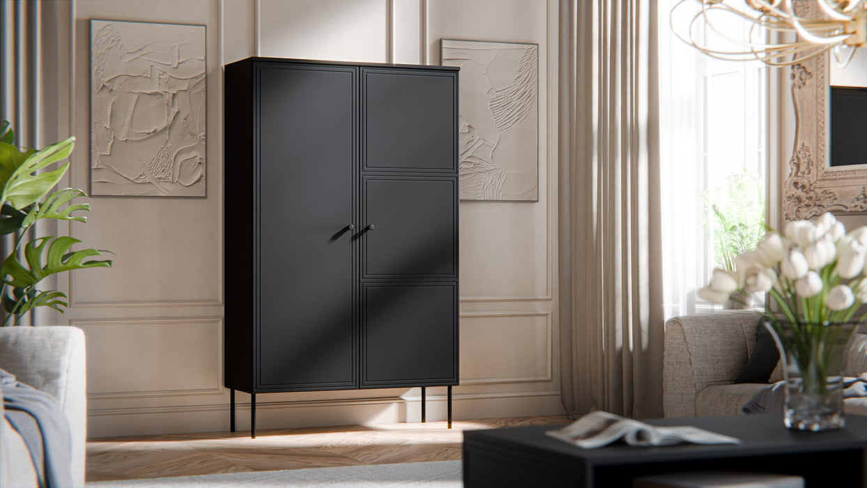 Cama Display case PALAZZO BIS 100x39x166 matte black