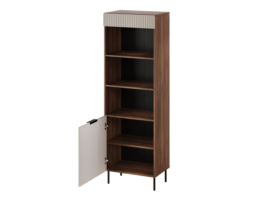 Cama 3 ALMERA bookcase 60x42x185 walnut/cashmere