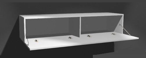 Cama TV Stand VIGO '180' 30/180/40 white/white gloss