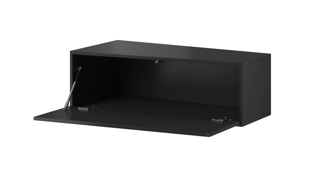 Cama TV stand VIGO SLANT '90' 30/90/40 black/black gloss