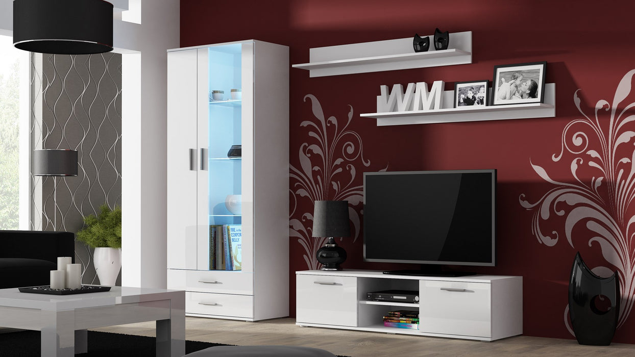 Cama TV stand SOHO 140 white/white gloss