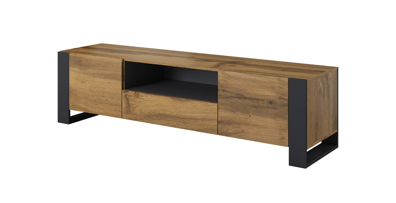 Cama TV stand WOOD wotan/antracite