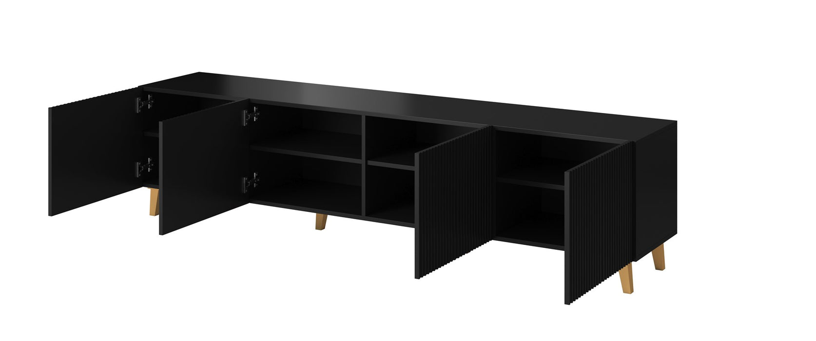 Cama RTV cabinet PAFOS 200x42x52 Black matt
