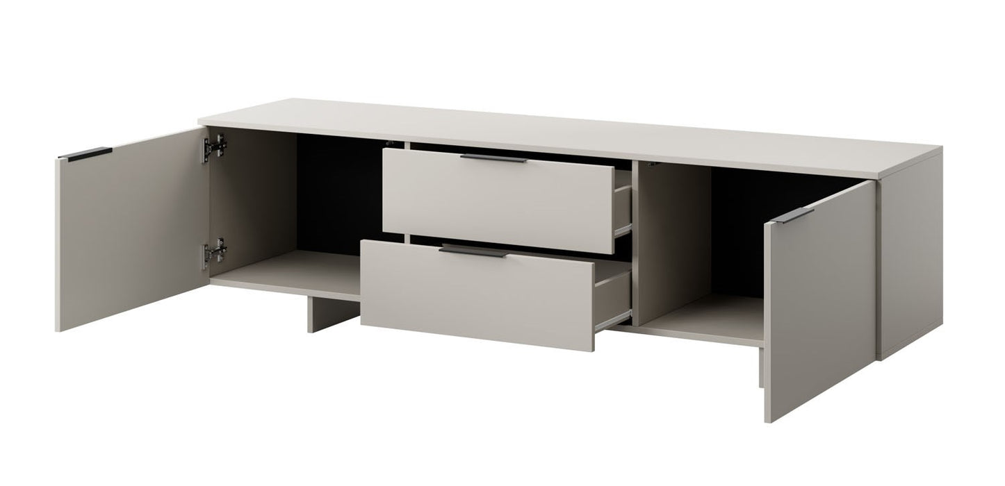 Cama RTV 2D2S ALMA cabinet 180x41.5xH55 cashmere