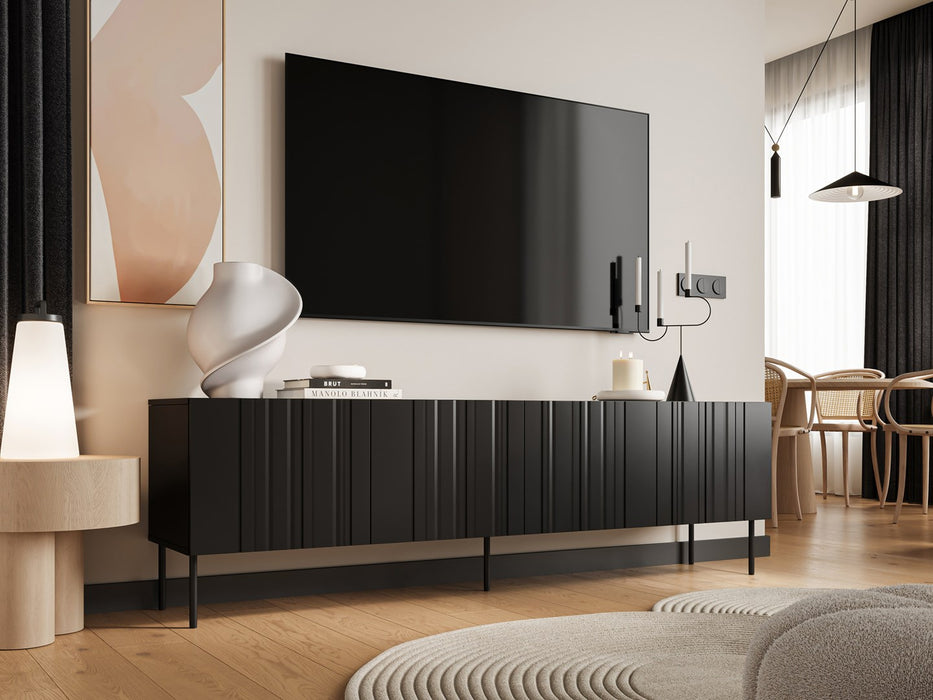 Cama RTV cabinet ISLA 200x40x60 mat black