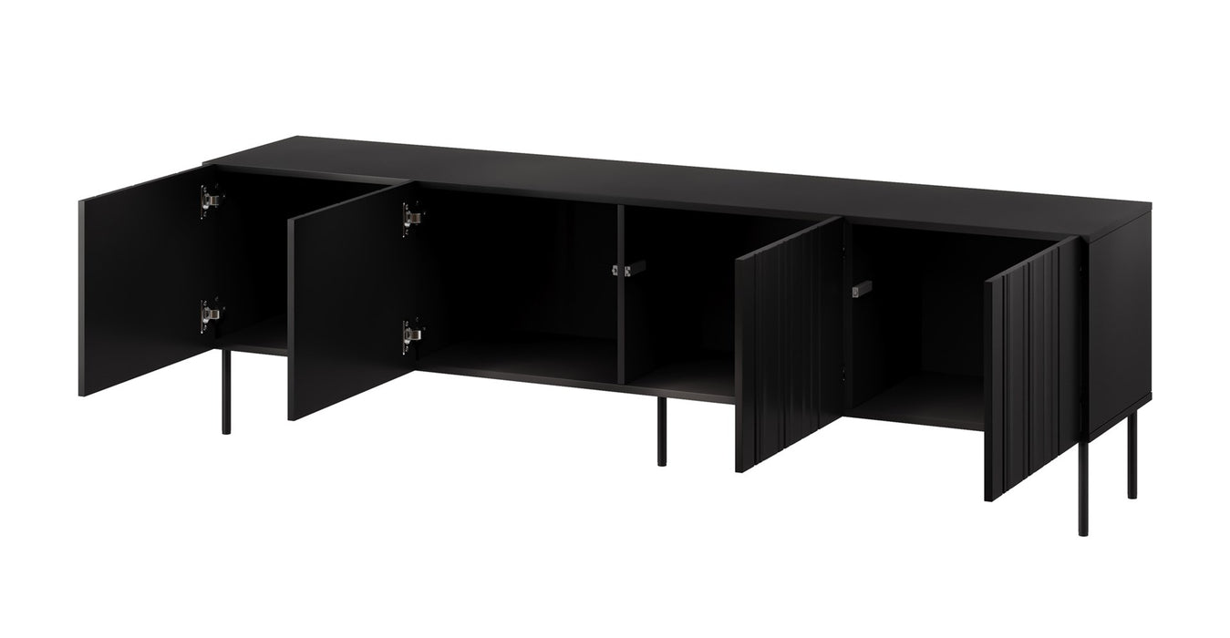 Cama RTV cabinet ISLA 200x40x60 mat black