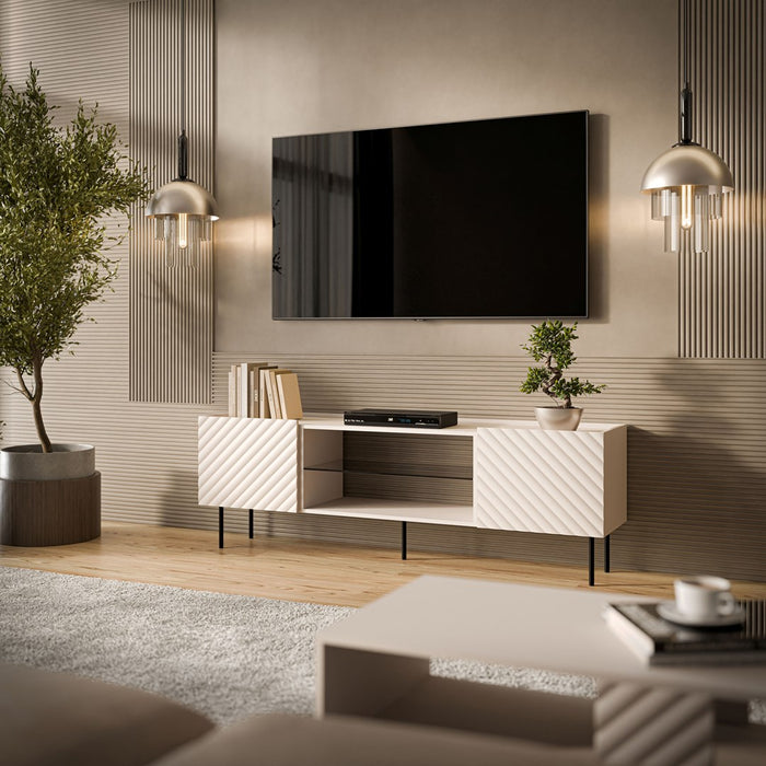 Cama EF LUCCA TV cabinet 180x40x59 cashmere