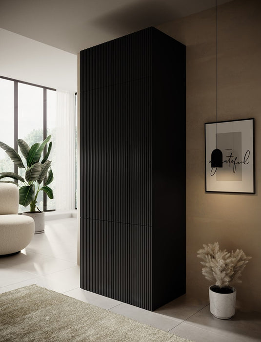 Wardrobe PAFOS 2D BASE 90x55.5x45 Black matt