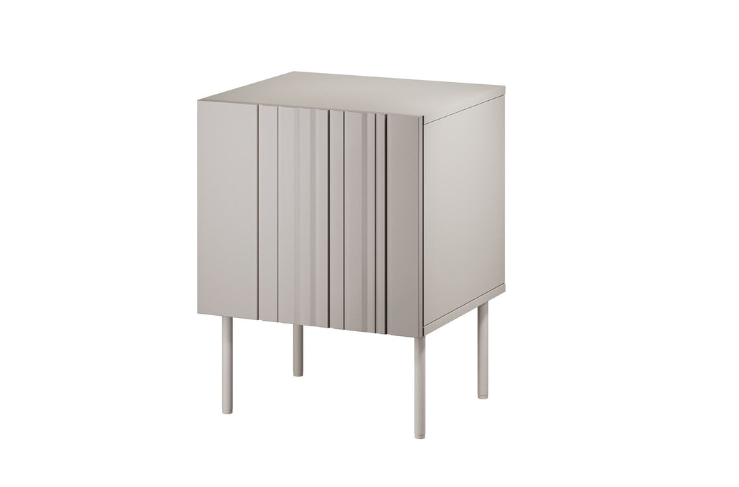 2pc bedside cabinet ISLA 44.5x40x59 cashmere matt