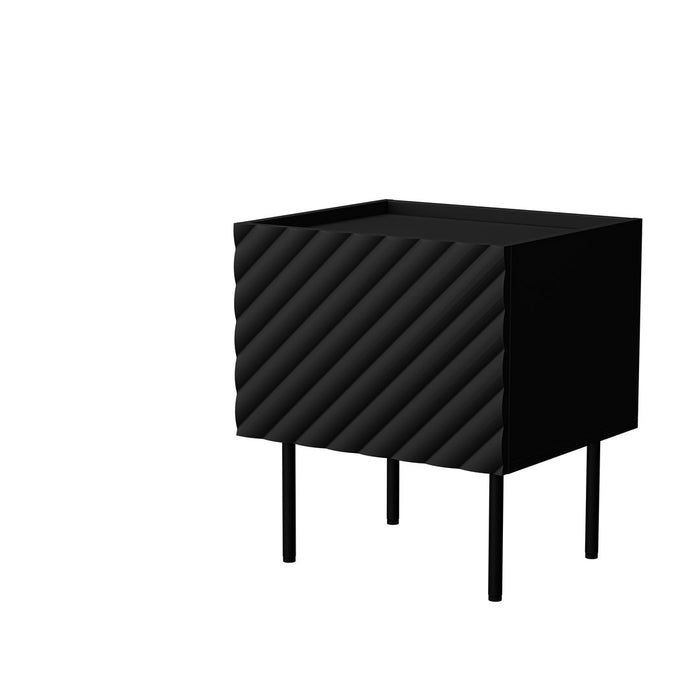 Cama LUCCA bedside cabinet, 2 pcs, 47x40x52, black