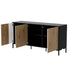 Cama MERCI chest of drawers 151 x 40 x 74 cm black/artisan oak - Chests of drawers made of furniture