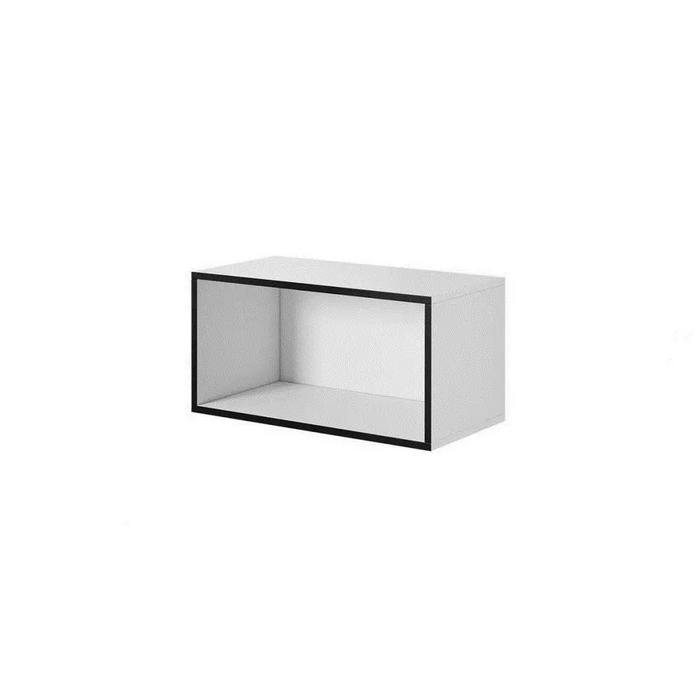 Cama open storage cabinet ROCO RO4 75/37/37 white/black - Wooden shelvesRGA-DRE<<<ShelvesRGA<<<ActionPL