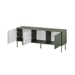 Cama RTV 3D TRESSE cabinet 150x40x55 matte green - TV cabinets made of furniture boardSTV-ZPM<<<TV