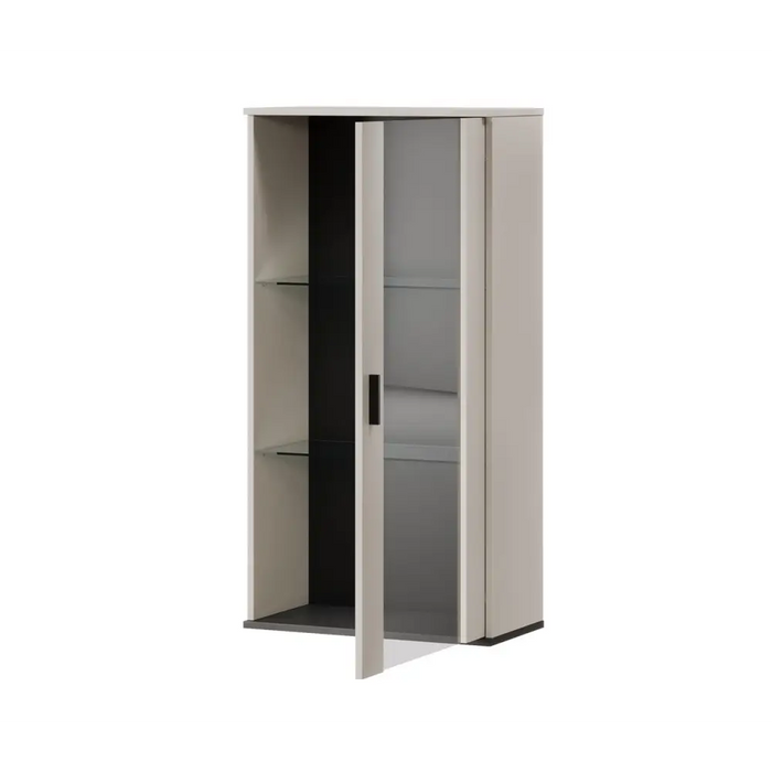 Cama S2 SOHO wall cabinet 60x29x112 cashmere + black - Buffets and display cabinets on a wooden baseBIW-PDR<<<Buffets