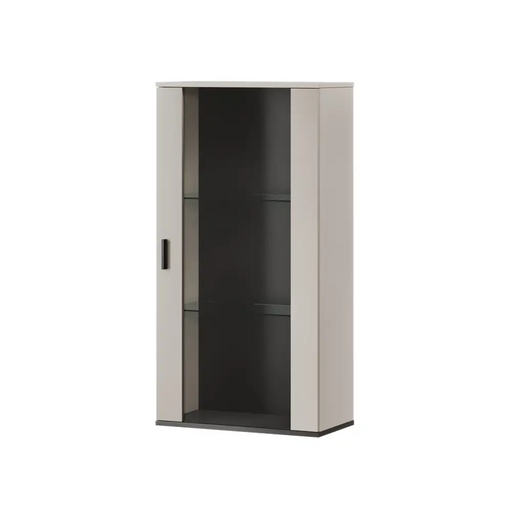 Cama S2 SOHO wall cabinet 60x29x112 cashmere + black - Buffets and display cabinets on a wooden baseBIW-PDR<<<Buffets