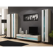 Cama Shelf unit VIGO NEW 180/40/30 sonoma/white gloss - Wooden shelvesRGA-DRE<<<ShelvesRGA<<<ActionPL