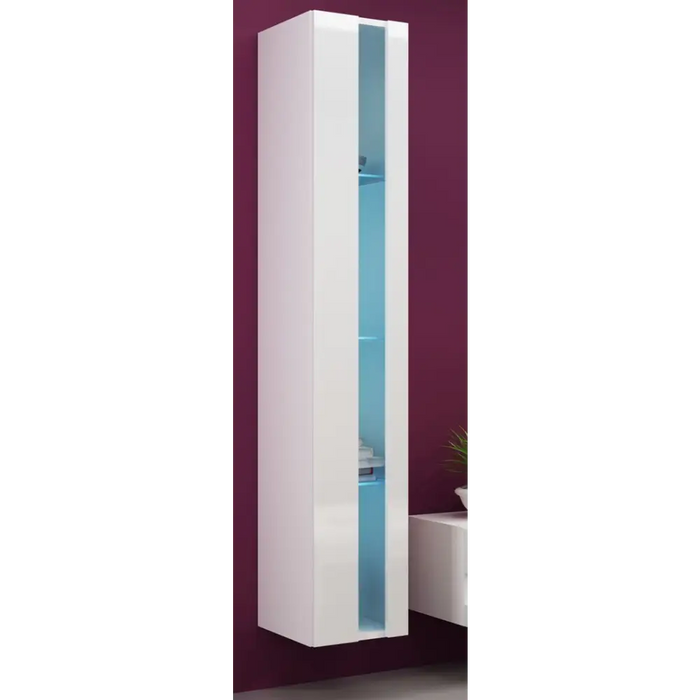 Cama Shelf unit VIGO NEW 180/40/30 white/white gloss - Wooden shelvesRGA-DRE<<<ShelvesRGA<<<ActionPL