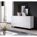 Cama sideboard 2D REJA white gloss/white gloss - Chests of drawers made of furniture boardKOY-ZPM<<<ChestsKOY<<<ActionPL