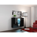 Cama Sideboard VIGO 90/120/38 black/black glossy - Chests of drawers made of furniture