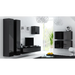 Cama Square cabinet VIGO 50/50/30 black/black gloss - Wooden shelvesRGA-DRE<<<ShelvesRGA<<<ActionPL