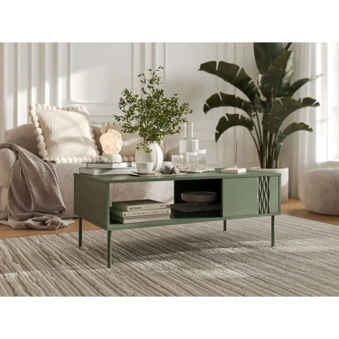 Cama TRESSE bench/table 110x60x40 matte green - Wooden benches and tablesLIS-DRE<<<Benches and tablesLIS<<<ActionPL