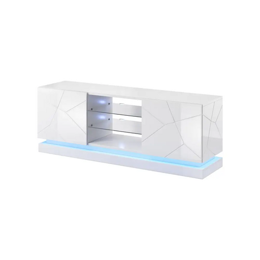 Cama TV cabinet QIU 160 MDF white gloss/white gloss - TV cabinets made of furniture boardSTV-ZPM<<<TV